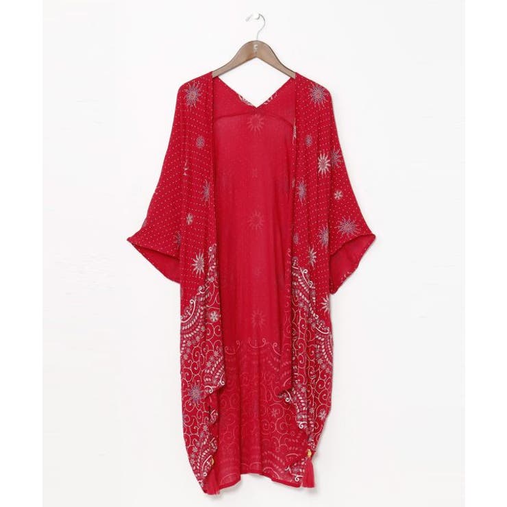 ピンク | 【チャイハネ】【ＵＶカット加工】ステーリアカーディガン | アミナコレクション 