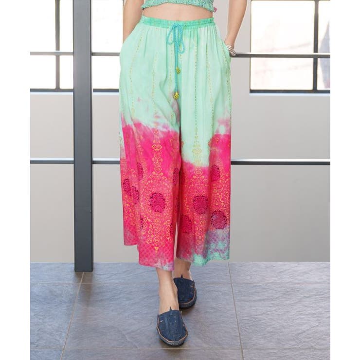 グリーン | 【チャイハネ】ジンニーヤーパンツ | アミナコレクション 