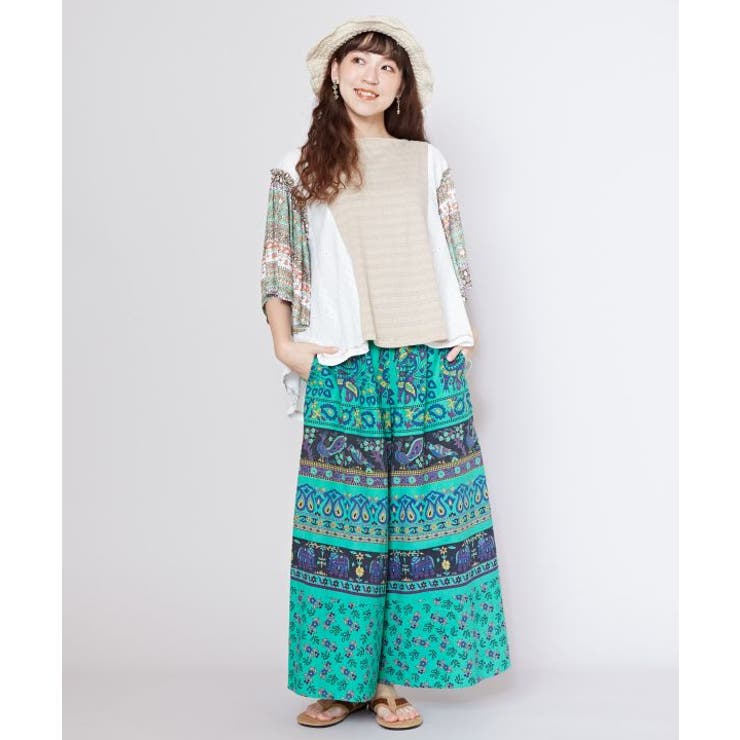 【チャイハネ】ネシュアワイドパンツ | アミナコレクション  | 詳細画像2 