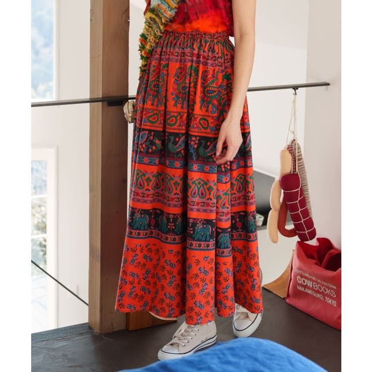 オレンジ | 【チャイハネ】ネシュアスカート | アミナコレクション 