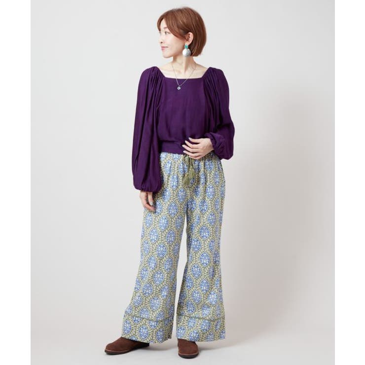 【チャイハネ】アログレベルボトムパンツ | アミナコレクション  | 詳細画像4 