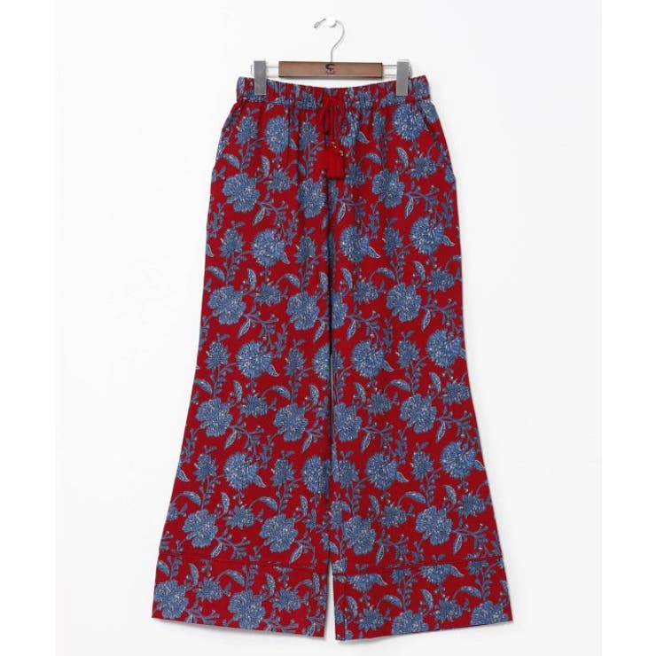 レッド | 【チャイハネ】アログレベルボトムパンツ | アミナコレクション 