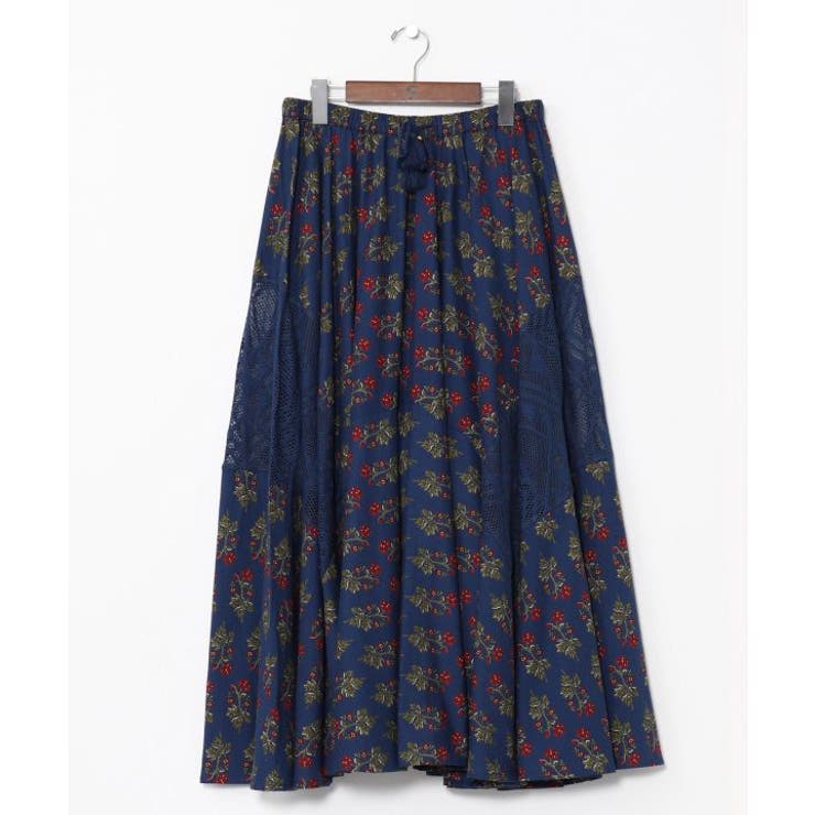 ネイビー系 | 【チャイハネ】アログレロングスカート | アミナコレクション 