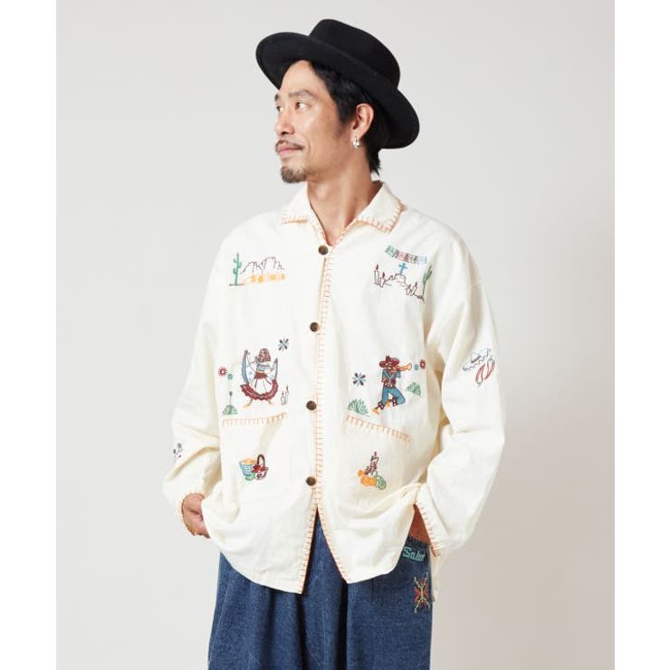 【チャイハネ】ベラディア刺繍メンズシャツ | アミナコレクション | 詳細画像6 