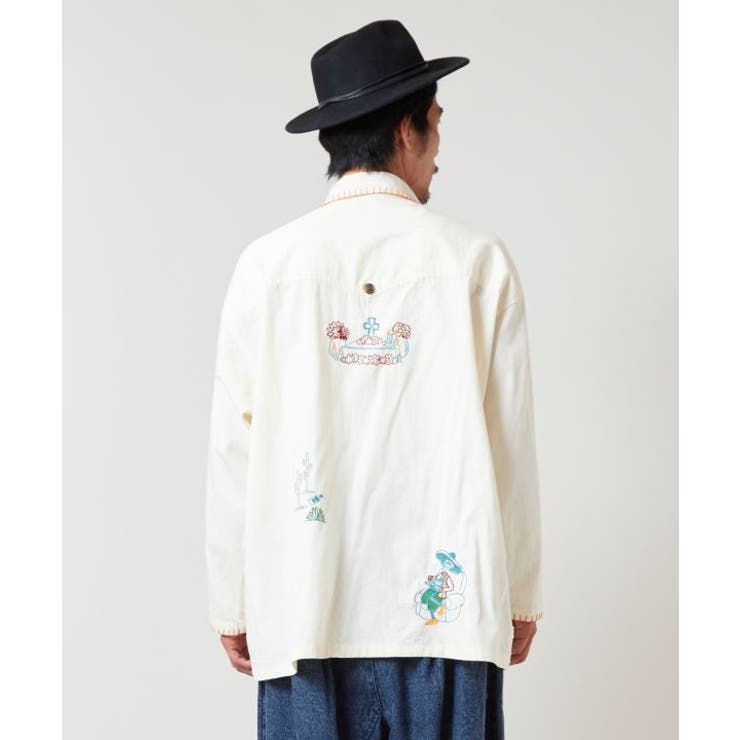 【チャイハネ】ベラディア刺繍メンズシャツ | アミナコレクション | 詳細画像8 