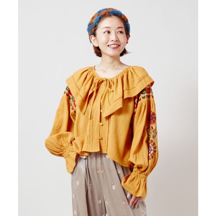 イエロー | 【チャイハネ】ナフィーサWAYトップス | アミナコレクション 