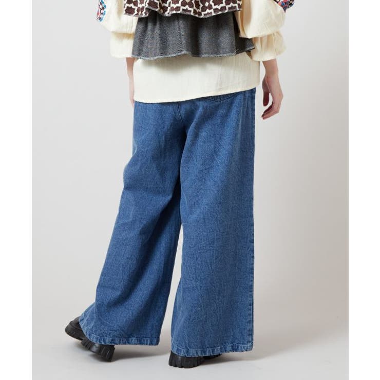 【チャイハネ】ディルバルベルボトム風デニムパンツ | アミナコレクション  | 詳細画像11 