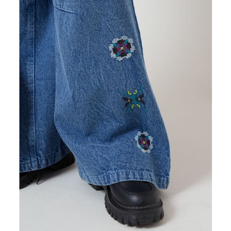 【チャイハネ】ディルバルベルボトム風デニムパンツ | アミナコレクション  | 詳細画像12 