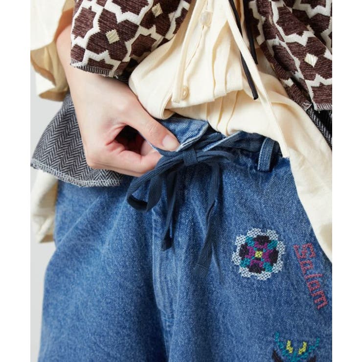 【チャイハネ】ディルバルベルボトム風デニムパンツ | アミナコレクション  | 詳細画像14 