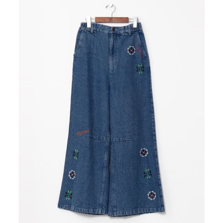 ライトブルー | 【チャイハネ】ディルバルベルボトム風デニムパンツ | アミナコレクション 