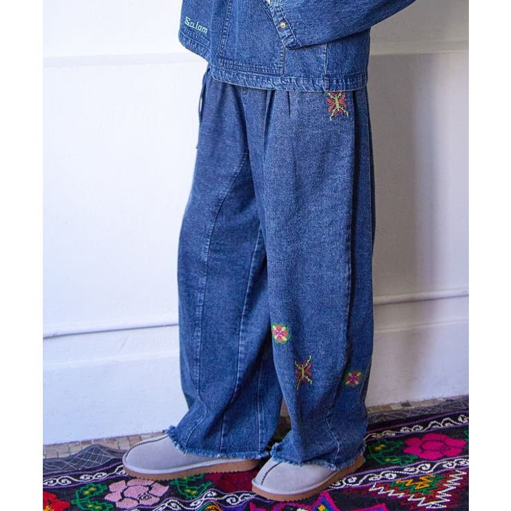 【チャイハネ】ディルバルメンズデニムパンツ | アミナコレクション | 詳細画像2 