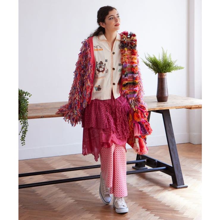 【チャイハネ】ベラディア刺繍シャツ | アミナコレクション  | 詳細画像2 