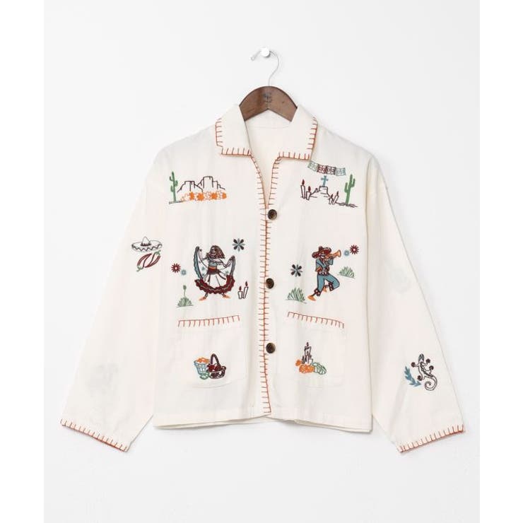 【チャイハネ】ベラディア刺繍シャツ | アミナコレクション  | 詳細画像3 