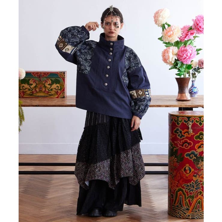 【チャイハネ】サリレアロングスカート | アミナコレクション  | 詳細画像1 