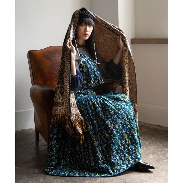 【チャイハネ】ブライド刺繍キャミソール | アミナコレクション  | 詳細画像1 