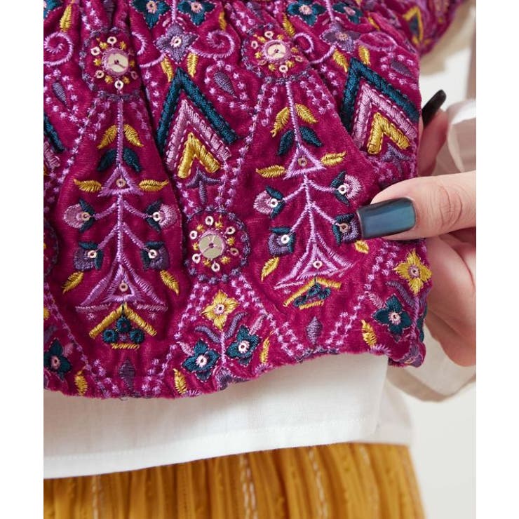 【チャイハネ】ブライド刺繍キャミソール | アミナコレクション  | 詳細画像11 