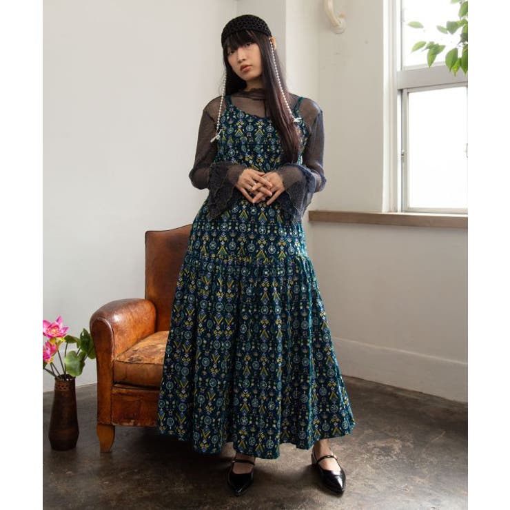 【チャイハネ】ブライド刺繍キャミソール | アミナコレクション  | 詳細画像2 