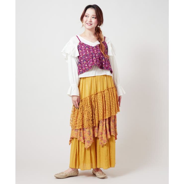 【チャイハネ】ブライド刺繍キャミソール | アミナコレクション  | 詳細画像5 