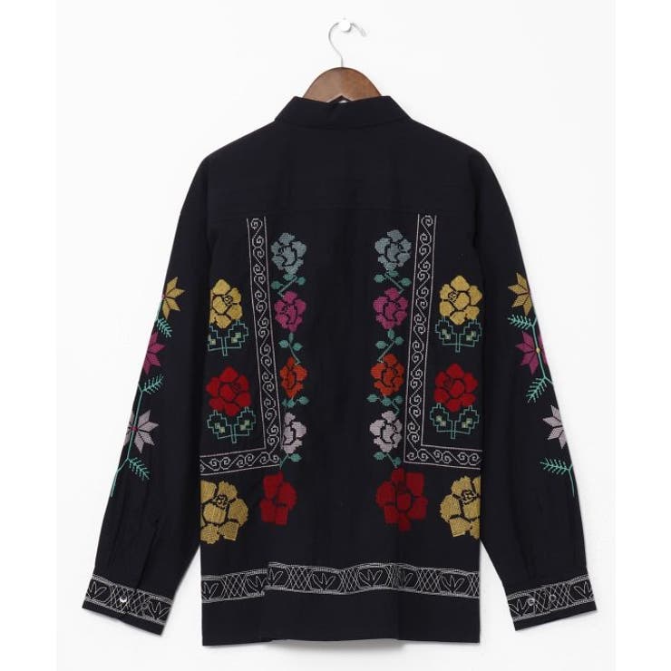 【チャイハネ】グルイム刺繍メンズシャツ | アミナコレクション | 詳細画像3 