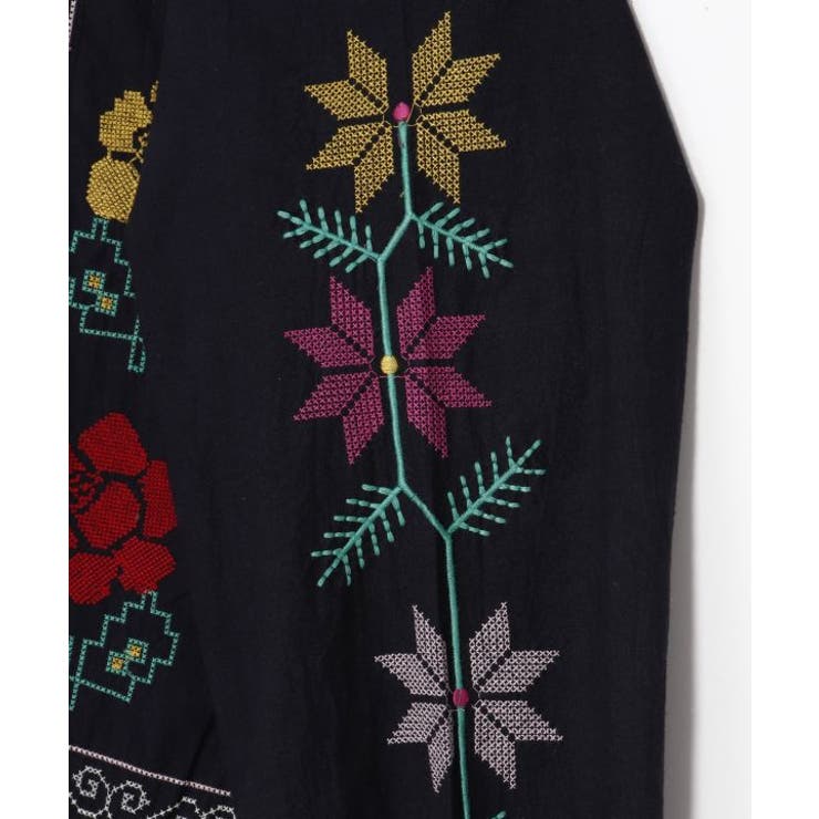 【チャイハネ】グルイム刺繍メンズシャツ | アミナコレクション | 詳細画像4 