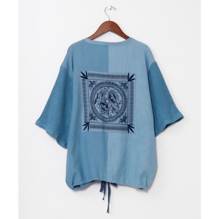 ライトインディゴブルー | 【チャイハネ】ラヴィリアメンズトップス | アミナコレクション 