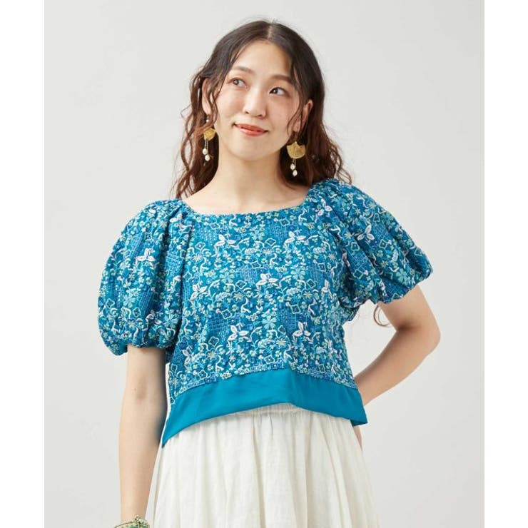 ターコイズブルー | 【チャイハネ】ハルティラトップス | アミナコレクション 