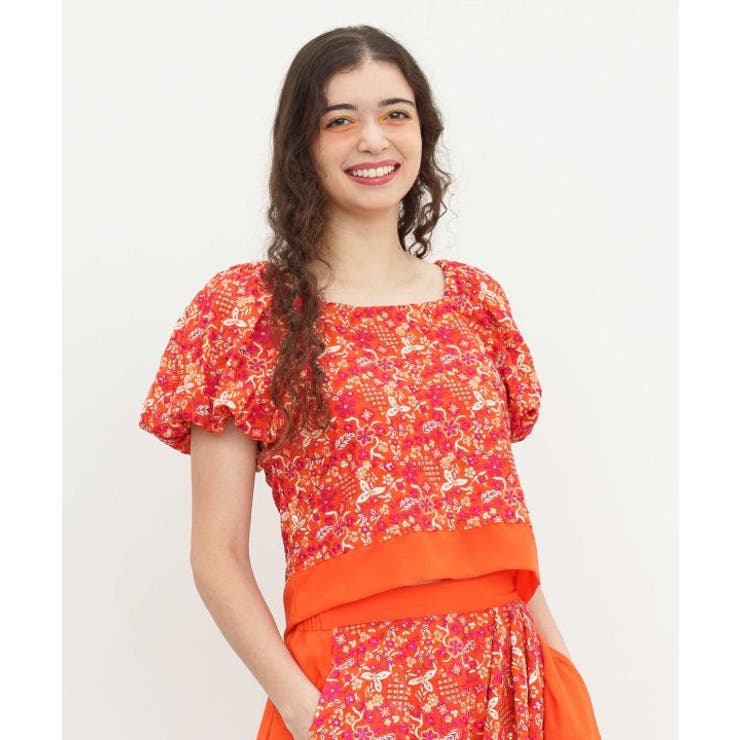 オレンジ | 【チャイハネ】ハルティラトップス | アミナコレクション 