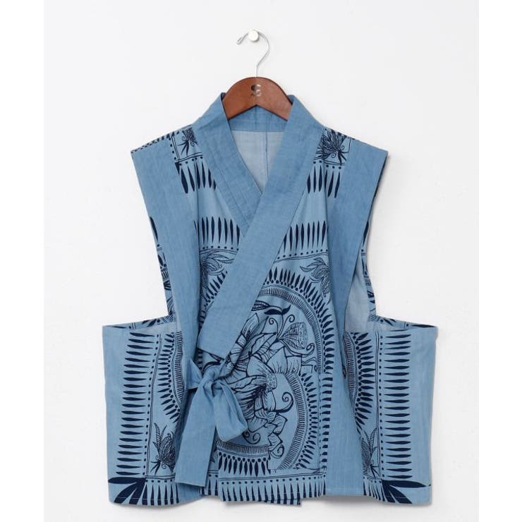 ライトインディゴブルー | 【チャイハネ】マナリカメンズベスト | アミナコレクション 