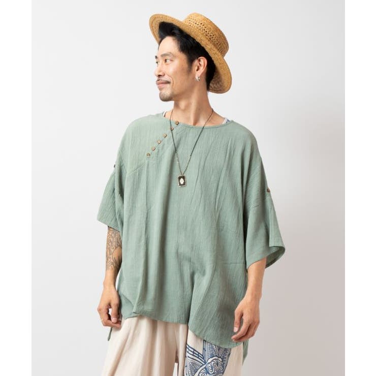 【チャイハネ】バラカシンメンズトップス | アミナコレクション | 詳細画像5 