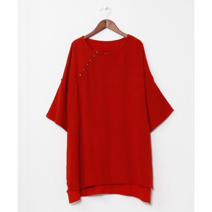レッド | 【チャイハネ】バラカシンメンズトップス | アミナコレクション
