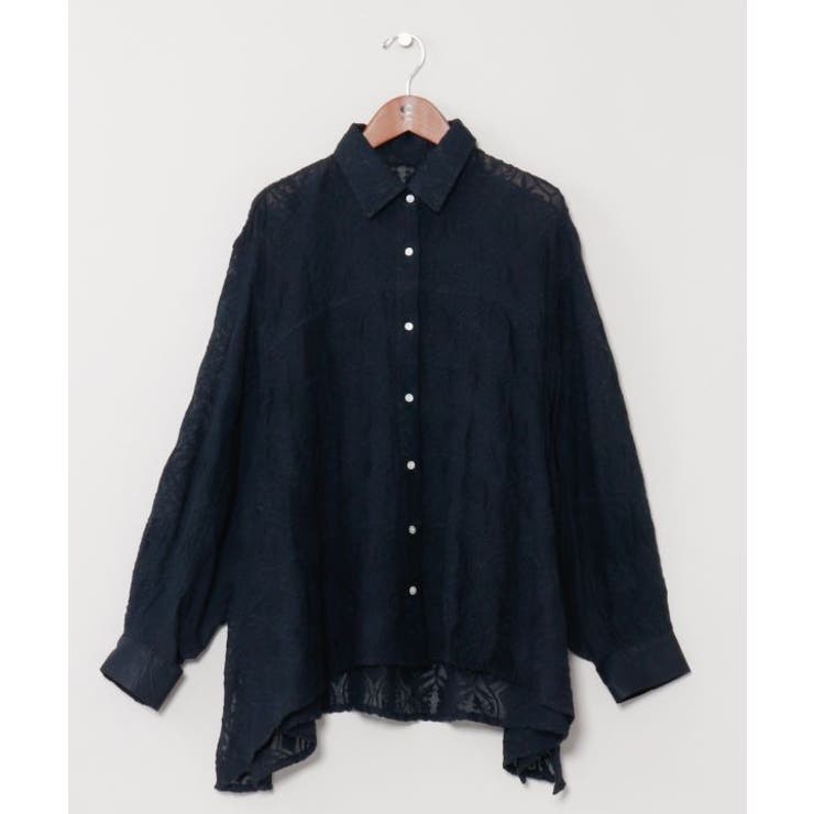 ブラック | 【チャイハネ】トウレカ刺繍シャツ | アミナコレクション 