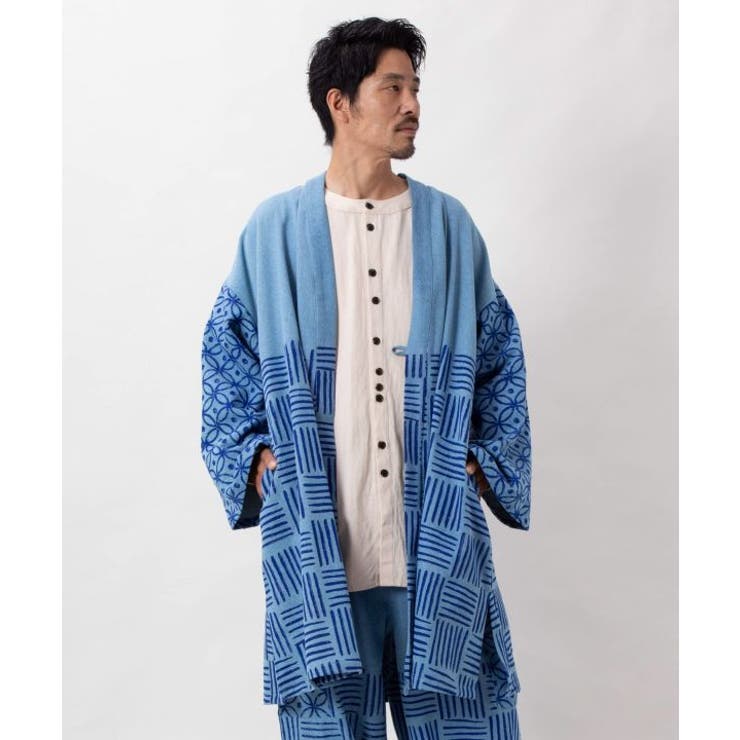 ブルー | 【チャイハネ】ノマデニメンズカーデ | アミナコレクション