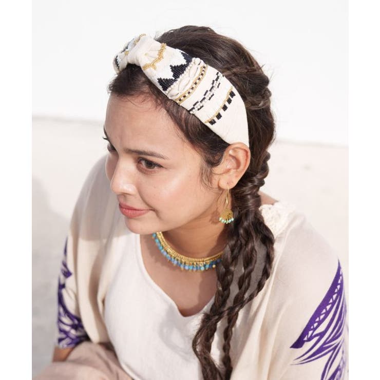 ホワイト | 【チャイハネ】カウリーカチューシャ | アミナコレクション 