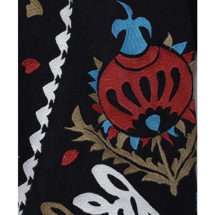 チャイハネ　スザニーＴＯＰ スザニーTOP(BLACK): 『チャイハネ』公式通販