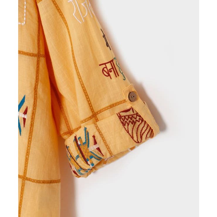 【チャイハネ】ラジャラン刺繍メンズシャツ | アミナコレクション | 詳細画像10 