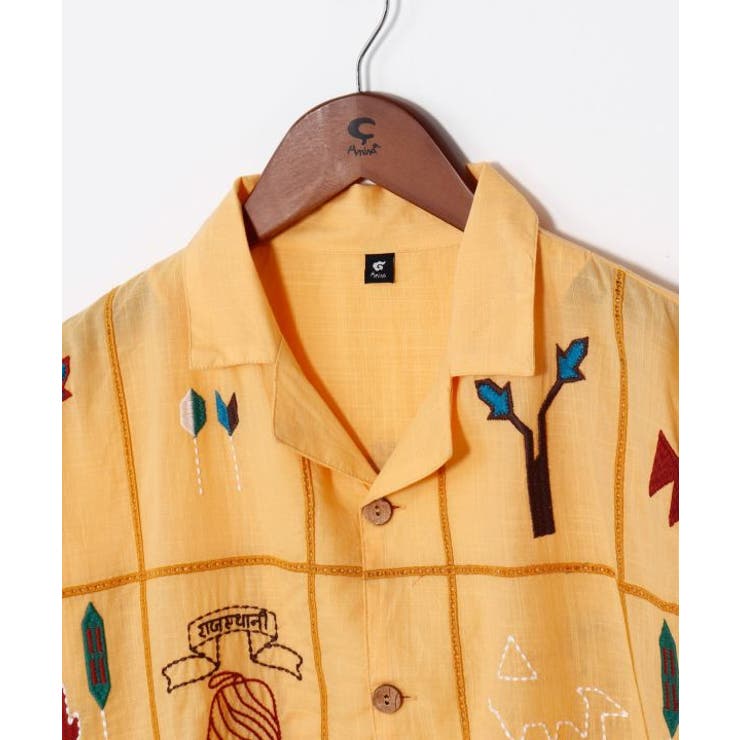 【チャイハネ】ラジャラン刺繍メンズシャツ | アミナコレクション | 詳細画像22 