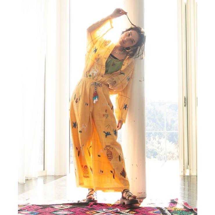 【チャイハネ】ラジャラン刺繍シャツ | アミナコレクション  | 詳細画像1 