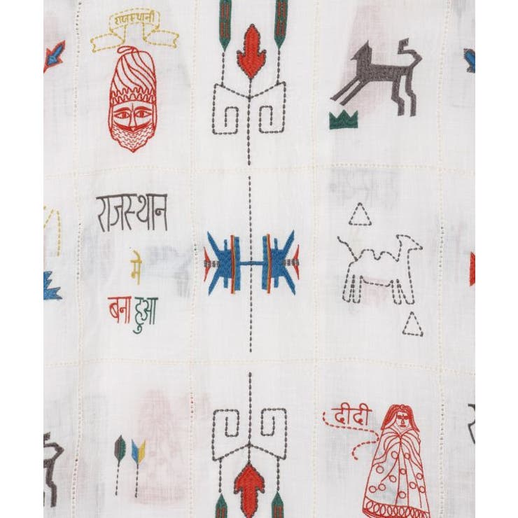 【チャイハネ】ラジャラン刺繍シャツ | アミナコレクション  | 詳細画像17 