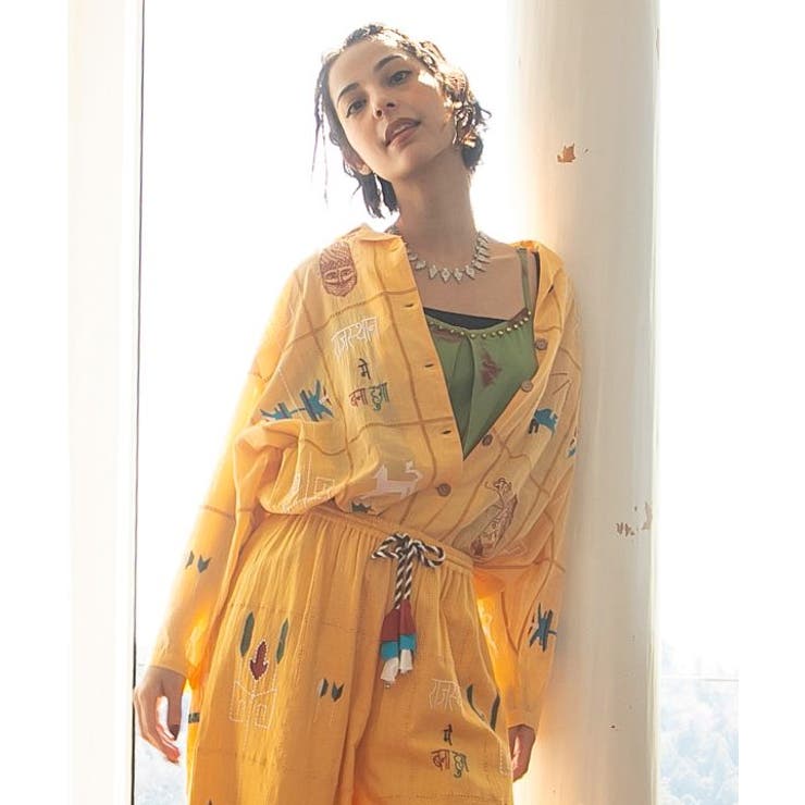 【チャイハネ】ラジャラン刺繍シャツ | アミナコレクション  | 詳細画像3 