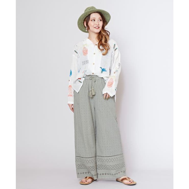 【チャイハネ】ラジャラン刺繍シャツ | アミナコレクション  | 詳細画像5 