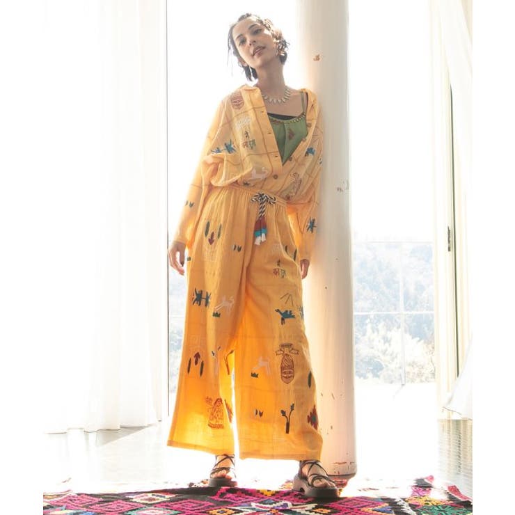 【チャイハネ】ラジャラン刺繍パンツ | アミナコレクション  | 詳細画像1 