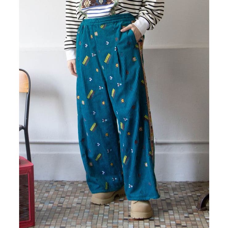 ターコイズブルー | 【チャイハネ】ジャーティメンズパンツ | アミナコレクション