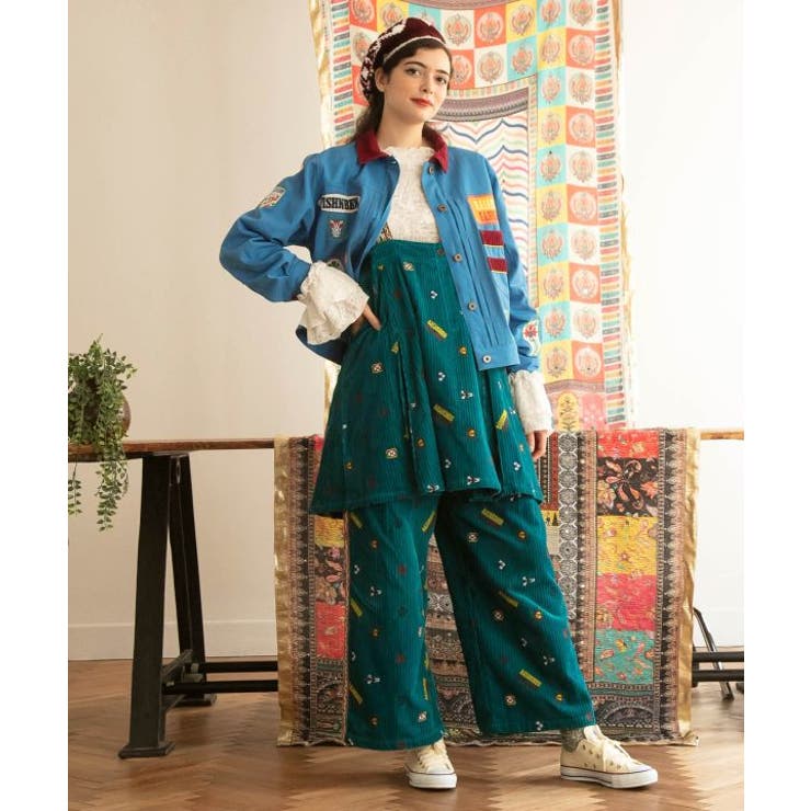 【チャイハネ】ジャーティショートジャンパースカート | アミナコレクション  | 詳細画像1 