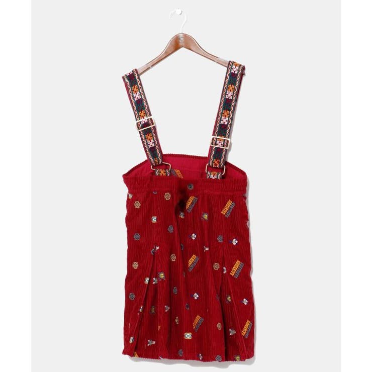 ワイン | 【チャイハネ】ジャーティショートジャンパースカート | アミナコレクション 