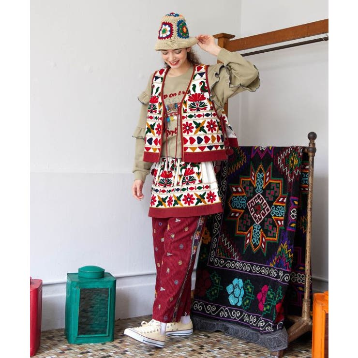 【チャイハネ】スンダナベスト | アミナコレクション  | 詳細画像1 