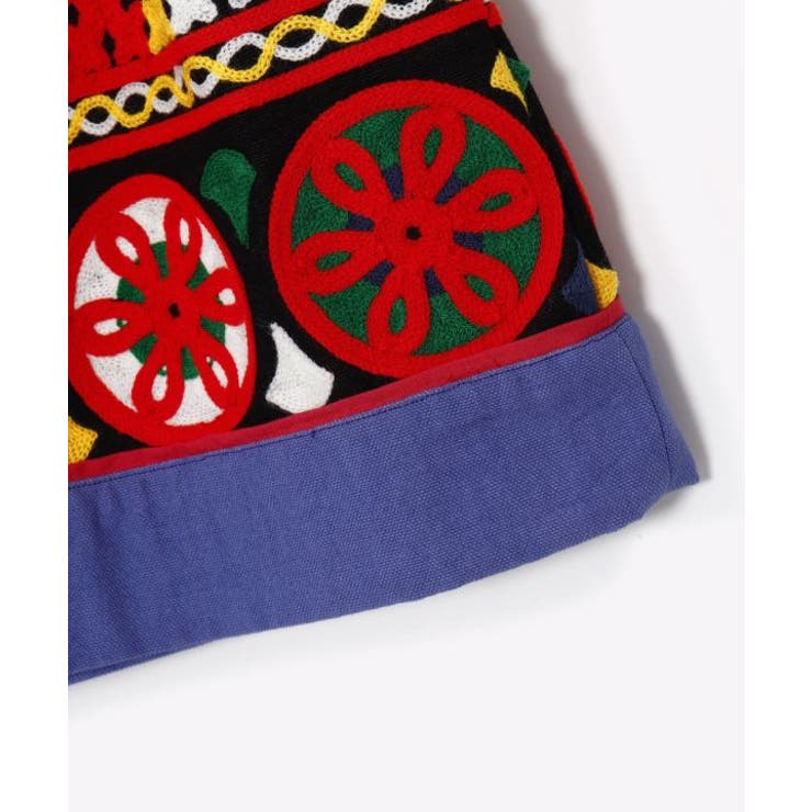 【チャイハネ】スンダナ刺繍ミニスカート | アミナコレクション  | 詳細画像8 