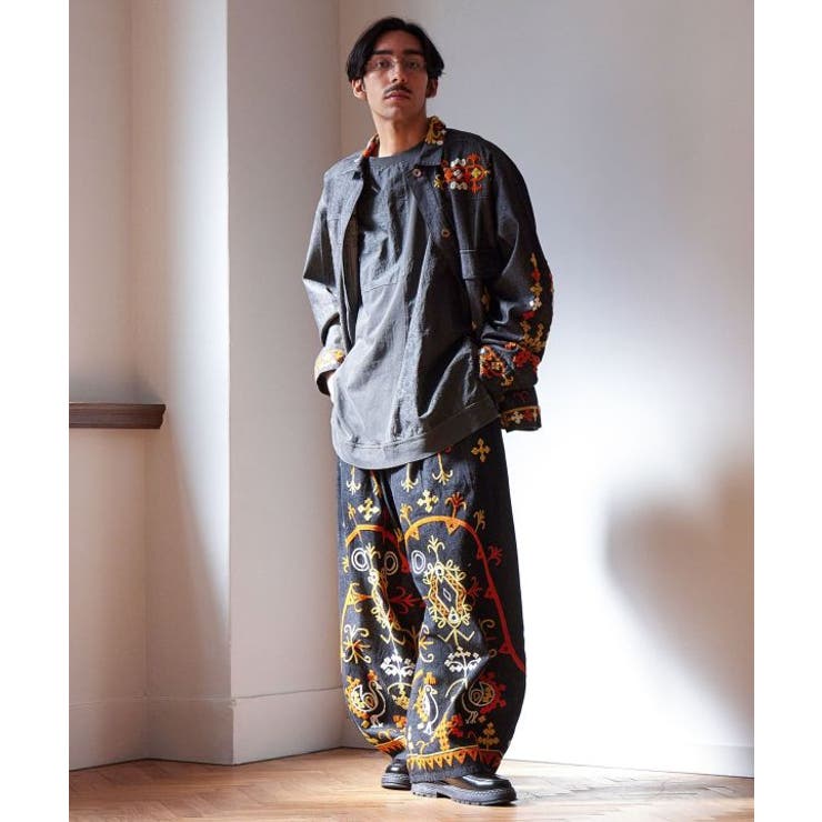 【チャイハネ】カチデニメンズシャツ | アミナコレクション | 詳細画像2 