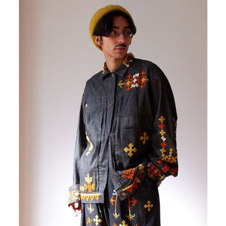 【チャイハネ】カチデニメンズシャツ | アミナコレクション | 詳細画像21 