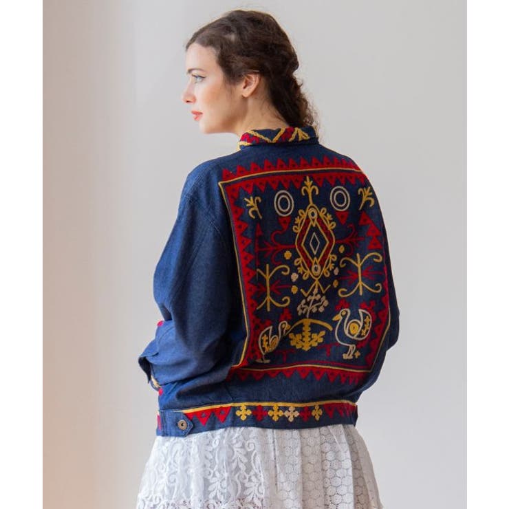 ブルー | 【チャイハネ】カチデニシャツ | アミナコレクション 