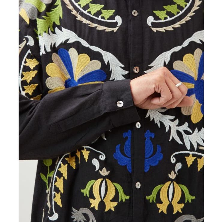 【チャイハネ】エルジャン刺繍メンズシャツ | アミナコレクション  | 詳細画像11 